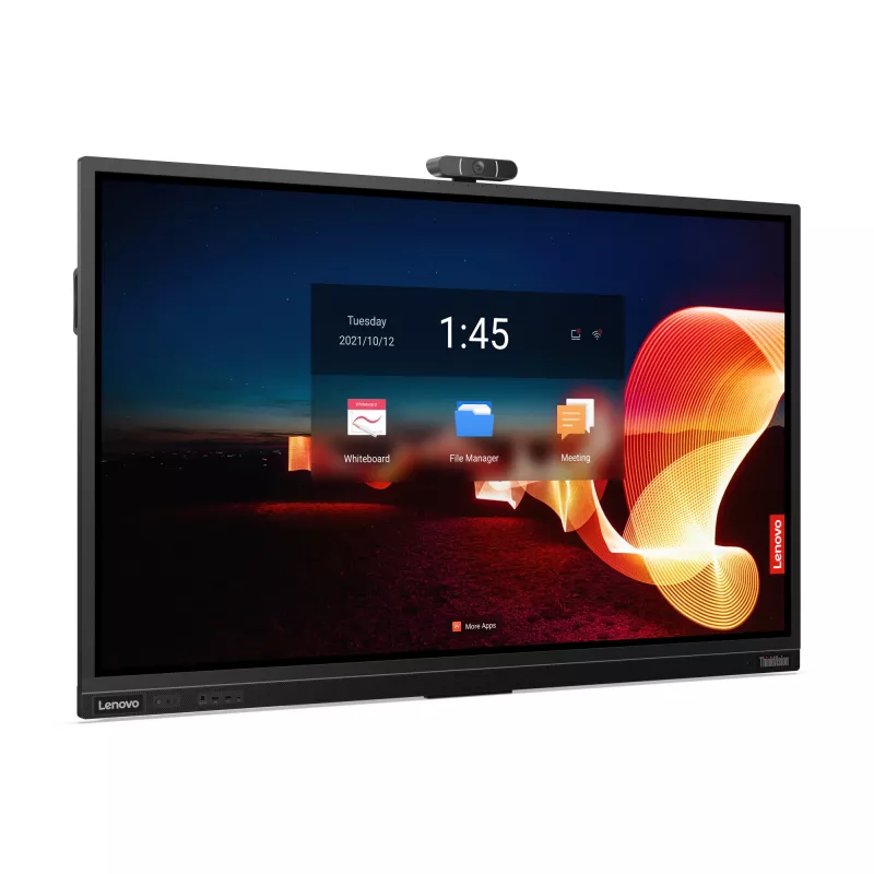 Lenovo ThinkVision T75 computer monitor 190.5 cm (75 inch) 3840 x 2160 pixels 4K Ultra HD LED Touchscreen Black