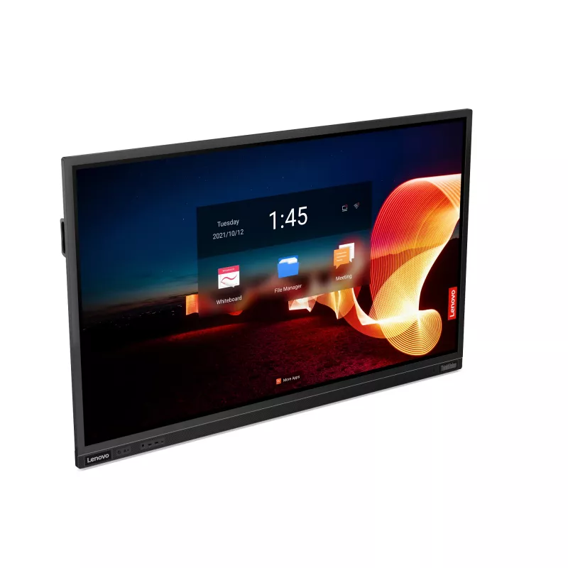 Lenovo ThinkVision T75 computer monitor 190.5 cm (75 inch) 3840 x 2160 pixels 4K Ultra HD LED Touchscreen Black