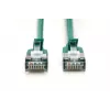 DIGITUS Slim Patch cable - CAT6A - F-FTP - 3m - Green