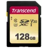 Flash Memory Transcend 128GB SDXC UHS-I 500S