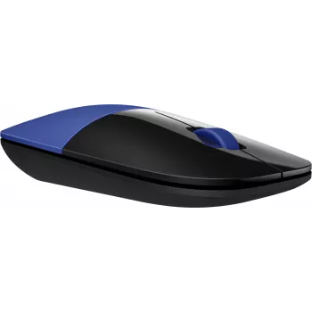 HP Z3700 Blue Wireless Mouse, Ambidextrous, Optical, RF Wireless, 1200 DPI, Blue