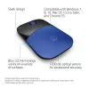 HP Z3700 Blue Wireless Mouse, Ambidextrous, Optical, RF Wireless, 1200 DPI, Blue