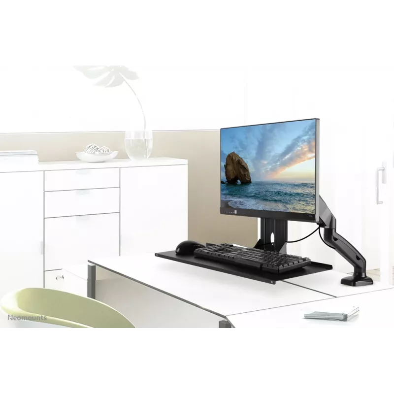Neomounts KEYB-V200BLACK Keyboard/mouse shelf VESA installation - w 65 cm