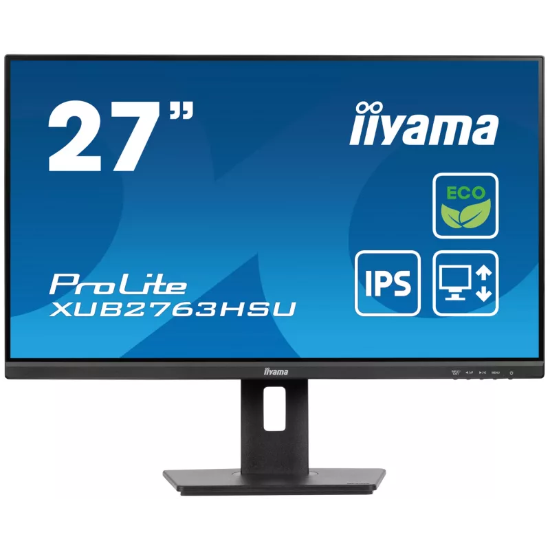 iiyama ProLite XUB2763HSU-B1 computer monitor 68.6 cm (27 inch) 1920 x 1080 pixels Full HD LED Black
