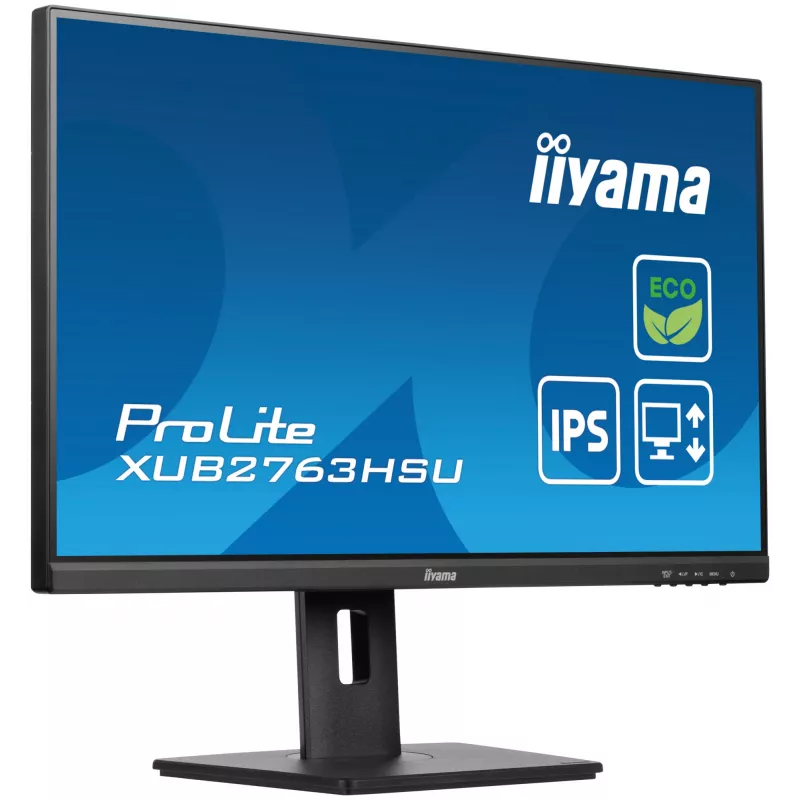 iiyama ProLite XUB2763HSU-B1 computer monitor 68.6 cm (27 inch) 1920 x 1080 pixels Full HD LED Black
