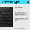 Compact Bluetooth Keyboard HP 355 — wireless mechanical keys, black, 0.34 kg