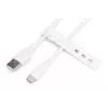 DIGITUS USB-C Silicone charging cable USB-A - USB-C USB 2.0 60W - 2m White