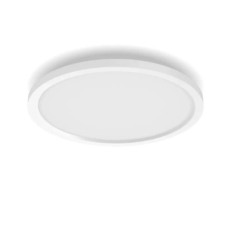 Philips Hue White and colour ambience Surimu Round Panel, Smart ceiling light, Bluetooth/Zigbee, White, LED, Non-changeable bulb(s), Multi