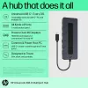 HP Universal USB-C Multiport Hub USB 3.2 Gen 1 Type-C Black