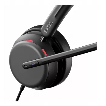 Lenovo 4Z21P85373 headphones/headset Wired Head-band Office/Call center USB Type-C / USB Type-A Black