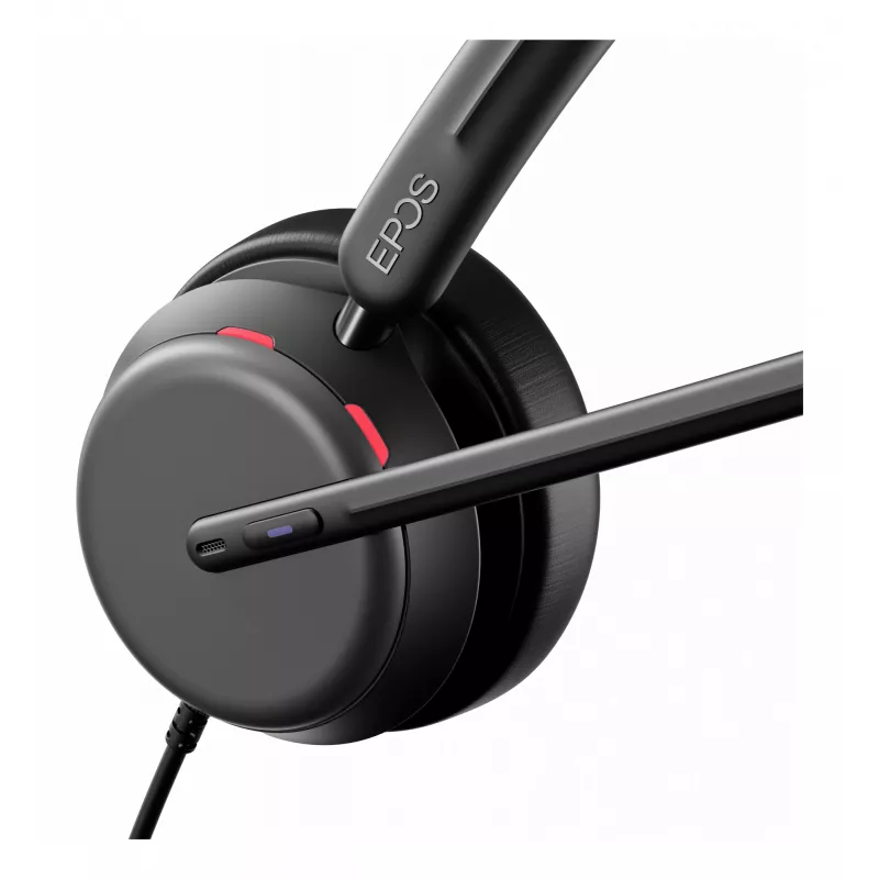 EPOS IMPACT 860T DUO MS Wired Headset, USB-A/USB-C, Black