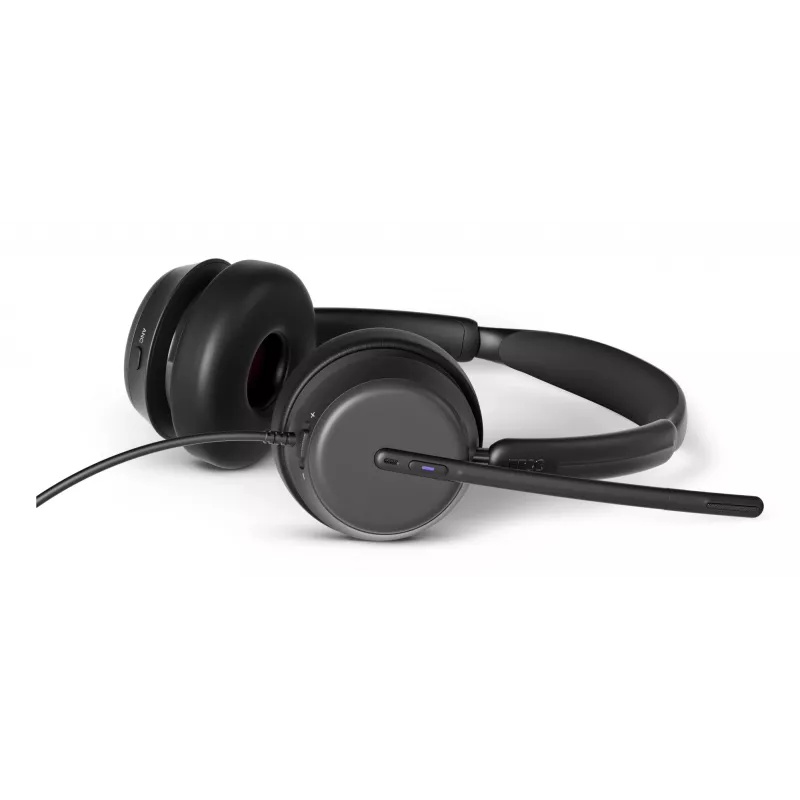 EPOS IMPACT 860T DUO MS Wired Headset, USB-A/USB-C, Black