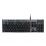 LOGITECH G915 X USB-A Wired Low Profile Gaming Keyboard Tactile Black Azerty Fr