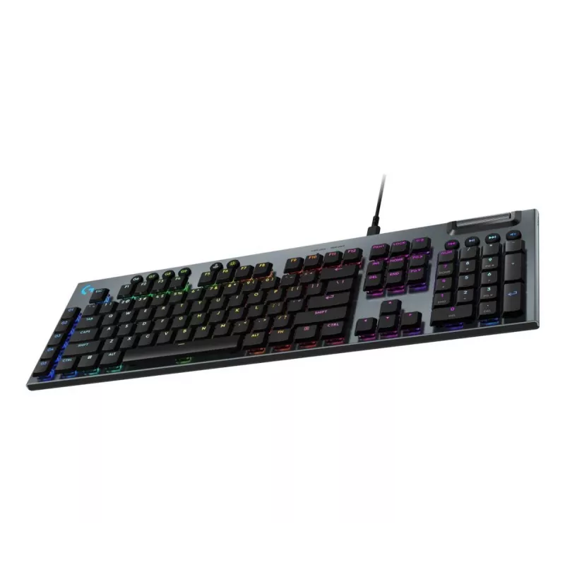 LOGITECH G915 X USB-A Wired Low Profile Gaming Keyboard Tactile Black Azerty Fr