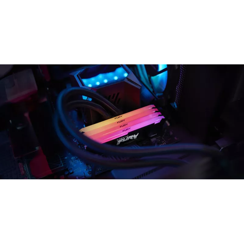 Kingston Technology FURY Beast 64GB 3200MT/s DDR4 CL16 DIMM (Kit of 2) RGB