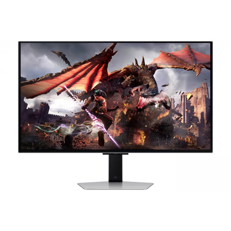 Samsung G80SD computer monitor 81.3 cm (32 inch) 3840 x 2160 pixels 4K Ultra HD OLED Silver