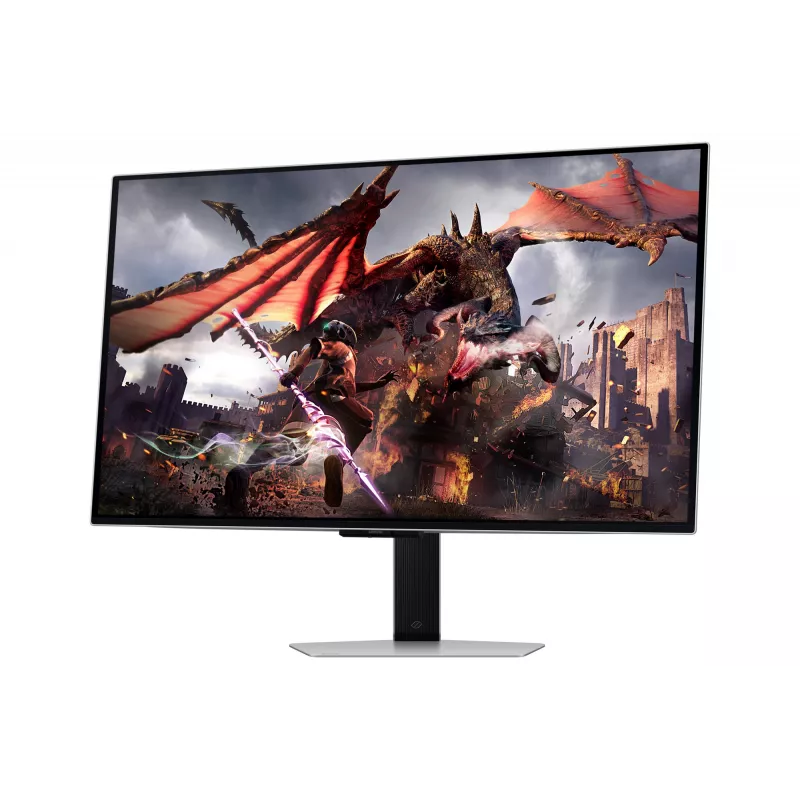 Samsung G80SD computer monitor 81.3 cm (32 inch) 3840 x 2160 pixels 4K Ultra HD OLED Silver