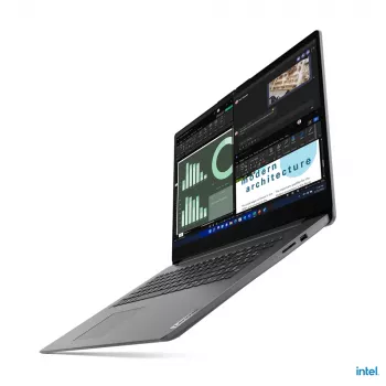 Lenovo V17 G4 IRU Intel® U U300 Laptop 43.9 cm (17.3 inch) Full HD 8 GB DDR4-SDRAM 512 GB SSD Wi-Fi 6 (802.11ax) Windows 11 Home German Grey