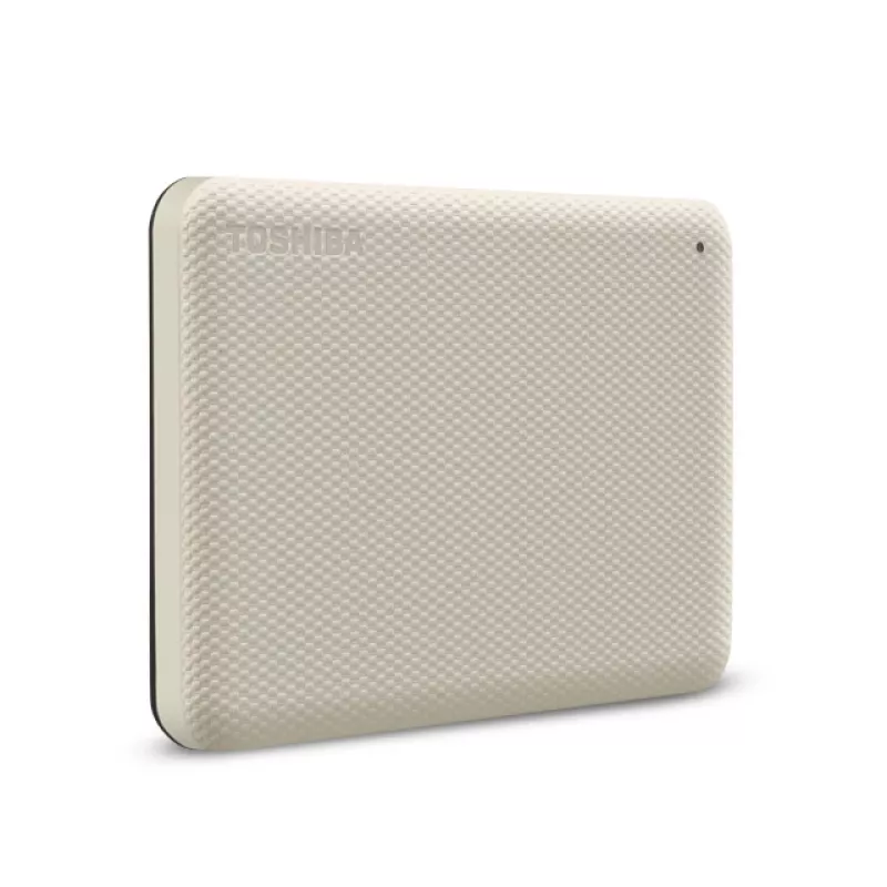 TOSHIBA External Hard Drive - Canvio Advanced - 2TB - USB 3.2 Gen 1 - 2.5in Light Beige