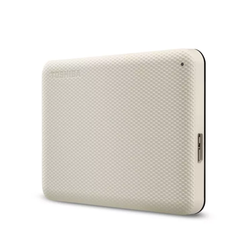 TOSHIBA External Hard Drive - Canvio Advanced - 2TB - USB 3.2 Gen 1 - 2.5in Light Beige