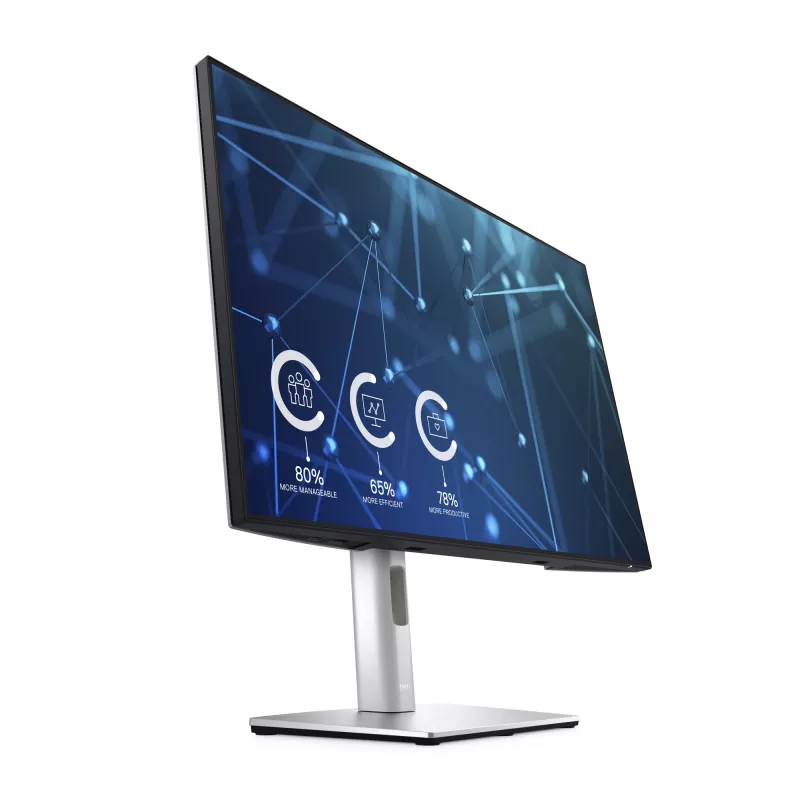 DELL UltraSharp U2421E computer monitor 61.2 cm (24.1 inch) 1920 x 1200 pixels WUXGA LCD Silver
