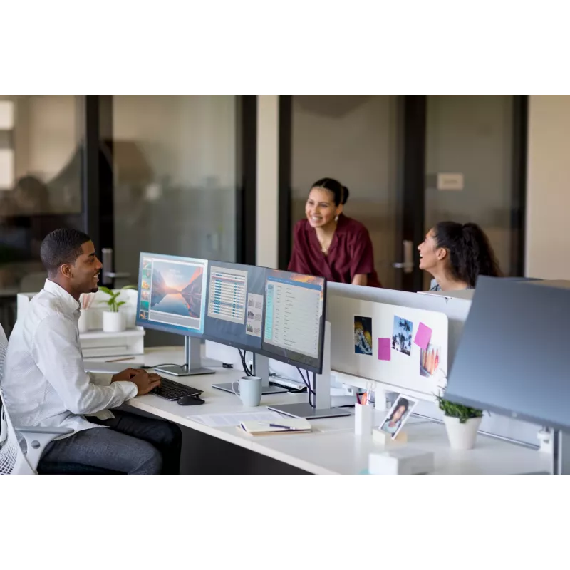HP E-Series E24 G4 FHD Monitor, 60.5 cm (23.8 inch), 1920 x 1080 pixels, Full HD, LCD, 5 ms, Black