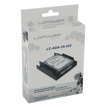 LC-POWER Hrd Disk Adapter 2x 2.5 Ud 3.5, Black - Lc-d-35-225,