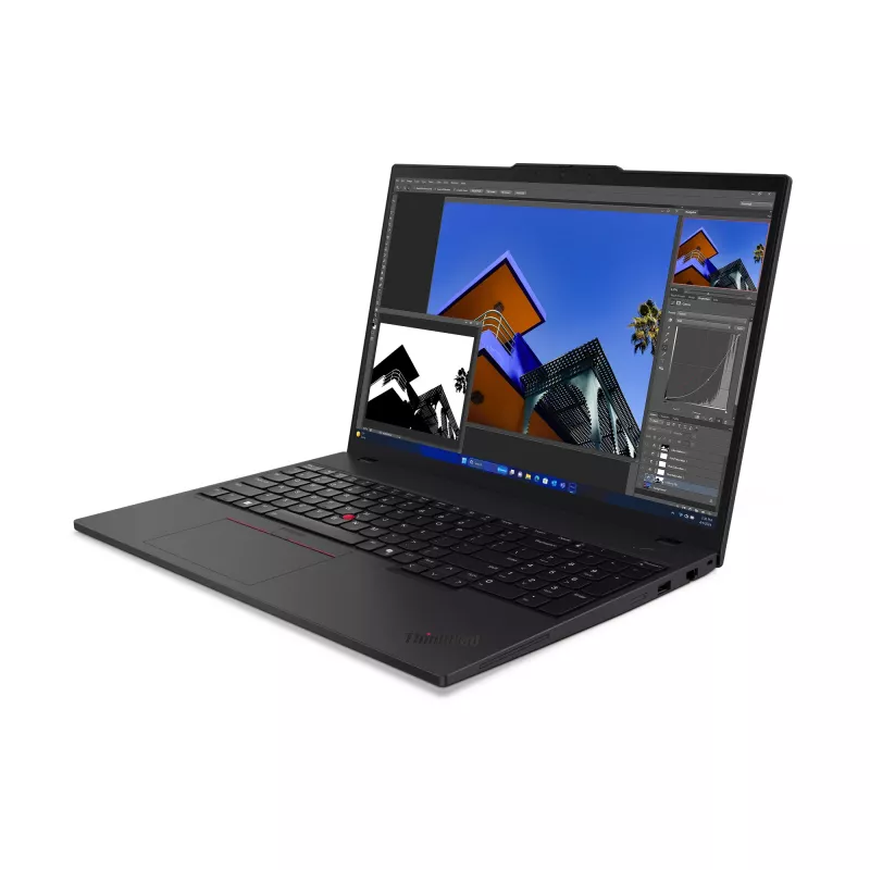 Lenovo ThinkPad T16 Gen 3 Intel Core Ultra 5 125U Laptop 40.6 cm (16 inch) WUXGA 16 GB DDR5-SDRAM 512 GB SSD Wi-Fi 6E (802.11ax) Windows 11 Pro German Black