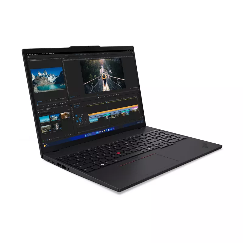 Lenovo ThinkPad T16 Gen 3 Intel Core Ultra 5 125U Laptop 40.6 cm (16 inch) WUXGA 16 GB DDR5-SDRAM 512 GB SSD Wi-Fi 6E (802.11ax) Windows 11 Pro German Black