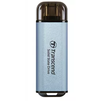 TRANSCEND Esd300c - 1TB Portable SSD - USB Type-c - 3D Nand Flash - Sky Blue