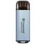 TRANSCEND Esd300c - 1TB Portable SSD - USB Type-c - 3D Nand Flash - Sky Blue
