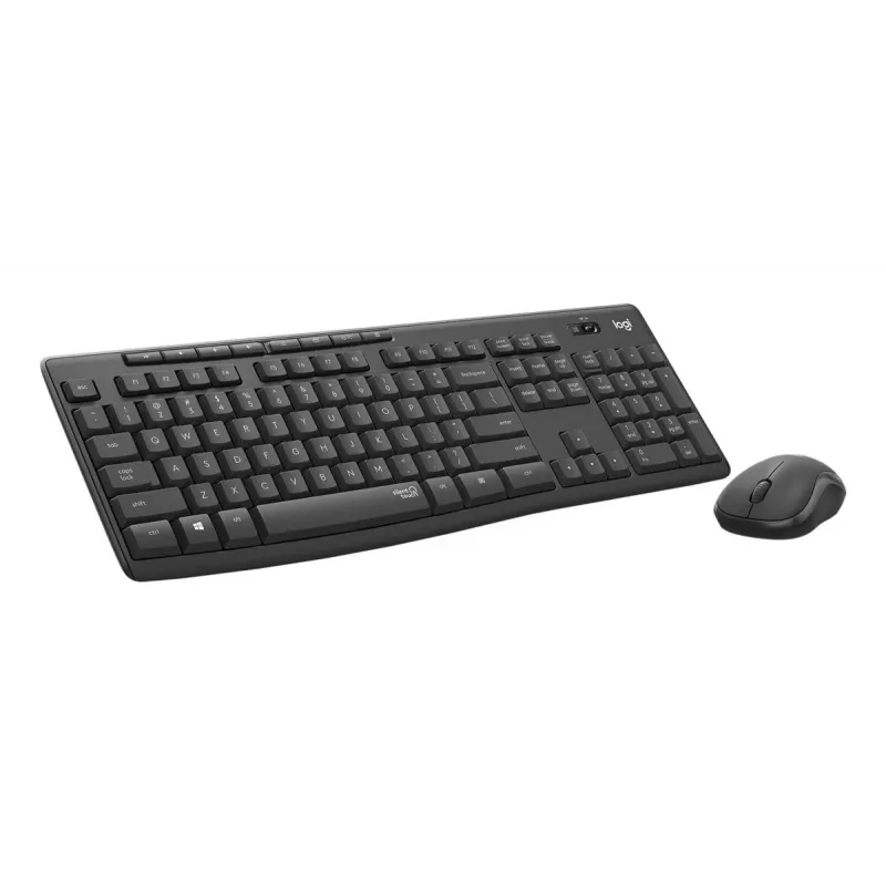 LOGITECH MK295 Silent Wireless Keyboard/Mouse Combo - Graphite - Qwertz Swiss/Lux