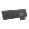 LOGITECH Signature Slim Combo Mk950 - Wireless Keyboard/mouse - Graphite - Qwerty US/Int'l