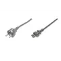 DIGITUS Power Cord, CEE 7/7 (Typ-F) - C5 M/F, 75cm H05VV-F3G 0.75qmm black