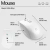 Wireless Keyboard and Mouse Combo HP 655 Full-size White