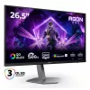 AOC AGON PRO AG276QKD2 computer monitor 67.3 cm (26.5 inch) 2560 x 1440 pixels Quad HD QD-OLED Black, Grey