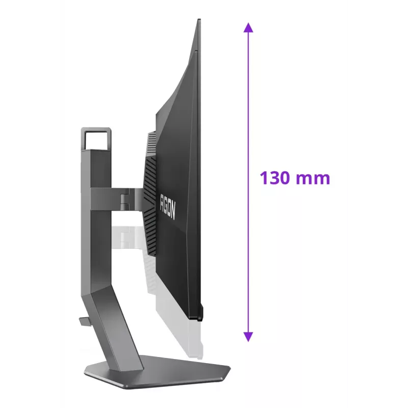 AOC AGON PRO AG276QKD2 computer monitor 67.3 cm (26.5 inch) 2560 x 1440 pixels Quad HD QD-OLED Black, Grey
