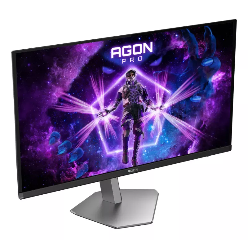 AOC AGON PRO AG276QKD2 computer monitor 67.3 cm (26.5 inch) 2560 x 1440 pixels Quad HD QD-OLED Black, Grey