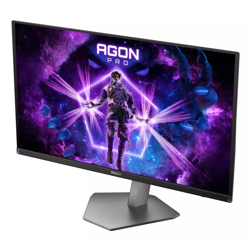 AOC AGON PRO AG276QKD2 computer monitor 67.3 cm (26.5 inch) 2560 x 1440 pixels Quad HD QD-OLED Black, Grey
