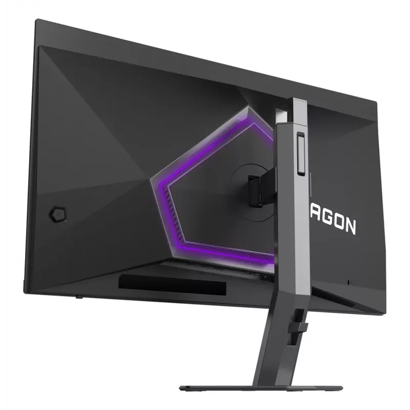 AOC AGON PRO AG276QKD2 computer monitor 67.3 cm (26.5 inch) 2560 x 1440 pixels Quad HD QD-OLED Black, Grey