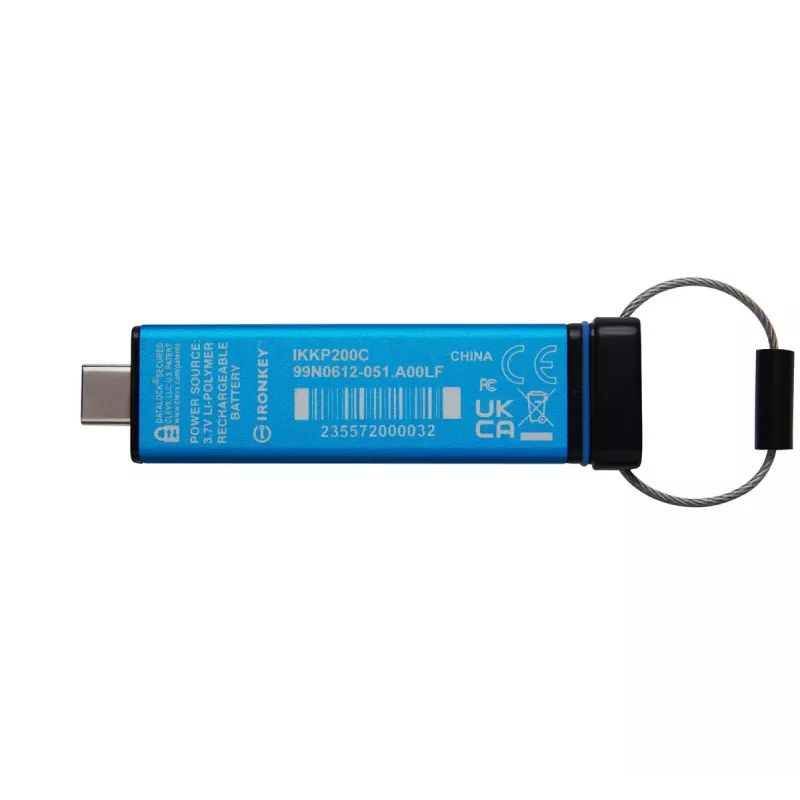 Kingston Technology IronKey 256GB USB-C Keypad 200C, FIPS 140-3 Lvl 3 AES-256