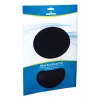 Manhattan Wrist Gel Support Pad and Mouse Mat, Black, 241 × 203 × 40 mm, non slip base, Lifetime Warranty, Card Retail Packaging