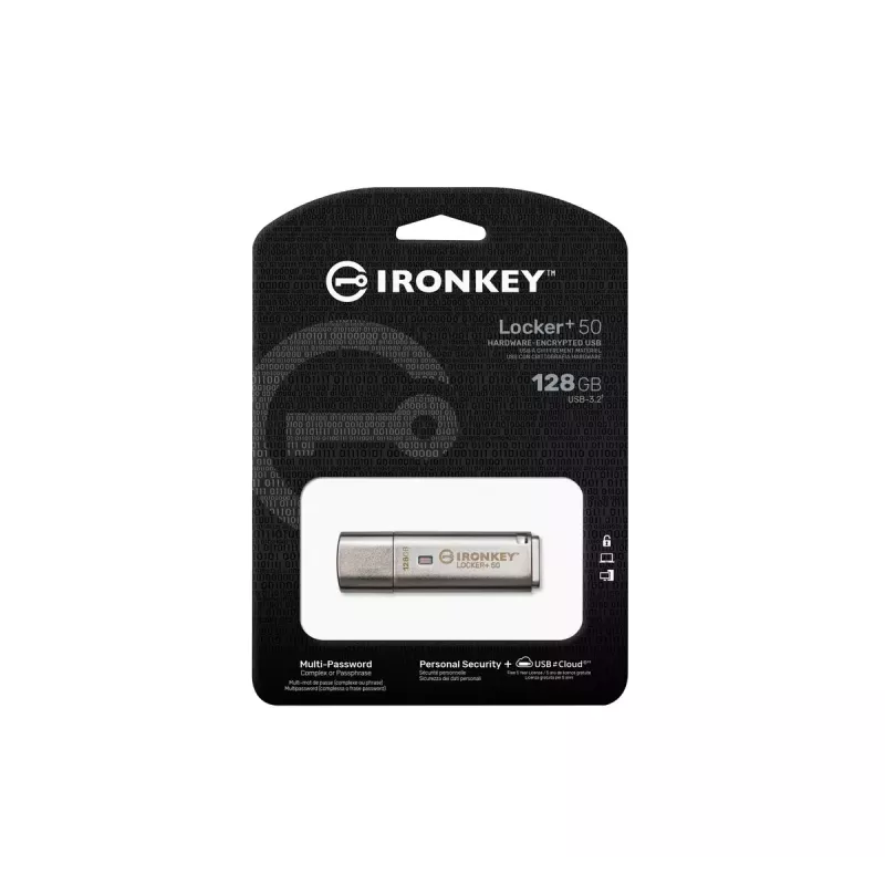 Kingston Technology IronKey 128GB IKLP50 AES USB, w/256bit Encryption