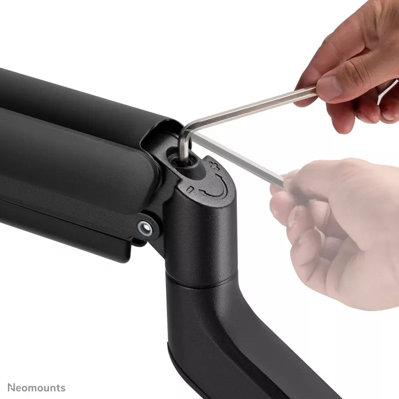 Neomounts DS70-450BL1 Monitor arm 17-42 inch - gas spring - Topfix - 180°-stop