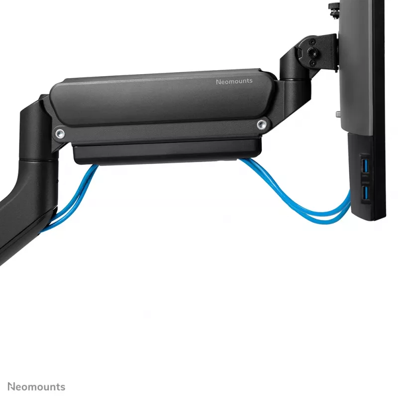 Neomounts DS70-450BL1 Monitor arm 17-42 inch - gas spring - Topfix - 180°-stop
