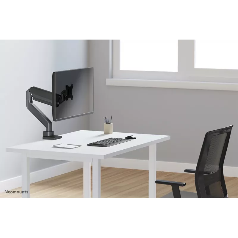 Neomounts DS70-450BL1 Monitor arm 17-42 inch - gas spring - Topfix - 180°-stop