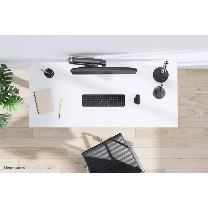 Neomounts DS70-450BL1 Monitor arm 17-42 inch - gas spring - Topfix - 180°-stop