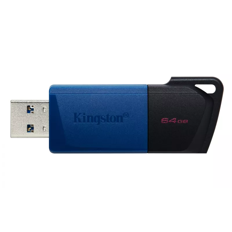 Kingston Technology DataTraveler 64GB USB3.2 Gen 1 Exodia M (Black + Blue) - 2 Pieces