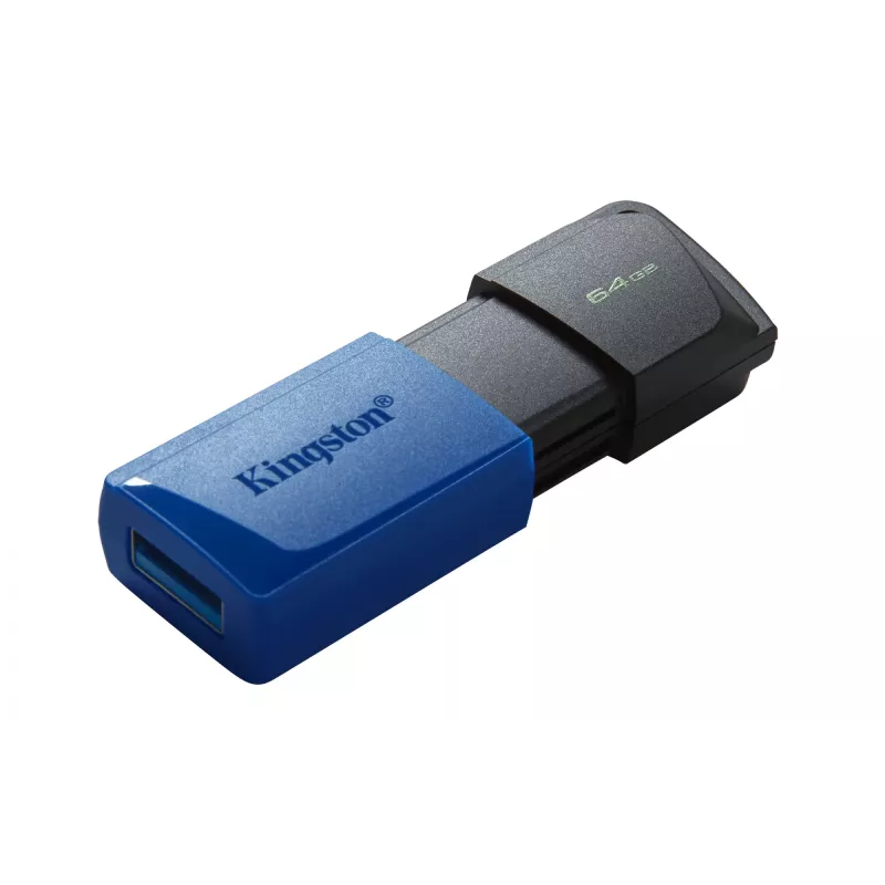 Kingston Technology DataTraveler 64GB USB3.2 Gen 1 Exodia M (Black + Blue) - 2 Pieces