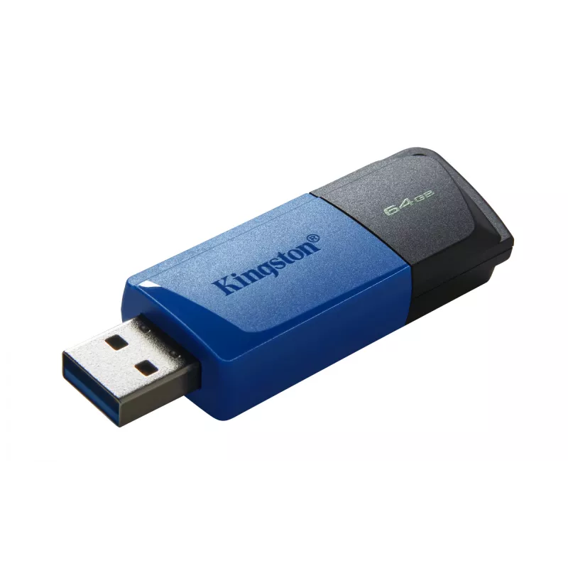 Kingston Technology DataTraveler 64GB USB3.2 Gen 1 Exodia M (Black + Blue) - 2 Pieces